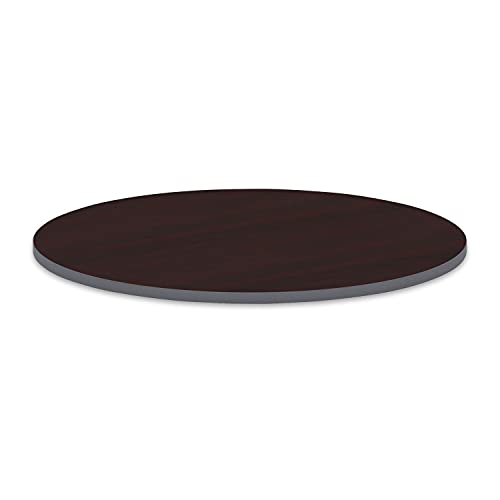 Alera ALETTRD36CM 35.5 in. Diameter Round Reversible Laminate Table Top - Medium Cherry/Mahogany Alera