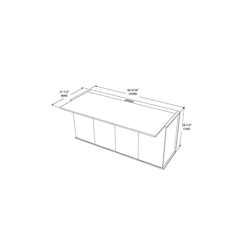 Leto Muro Orion Console Bed with Desk | Murphy Cabinet Bed Queen with Mattress Perfect Multipurpose Space-Saving Furniture (Walnut) Leto Muro