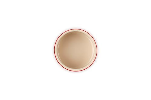 Le Creuset Stoneware Round Straight Wall Ramekin, 6.75oz., Cerise Le Creuset