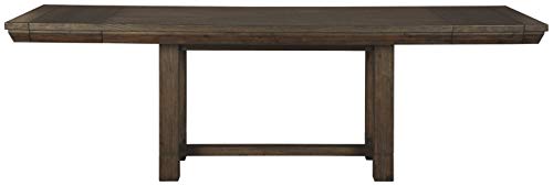 Signature Design by Ashley Dellbeck Casual Rectangular Dining Extension Table, Seats up to 8, Dark Brown Signature Design by Ashley