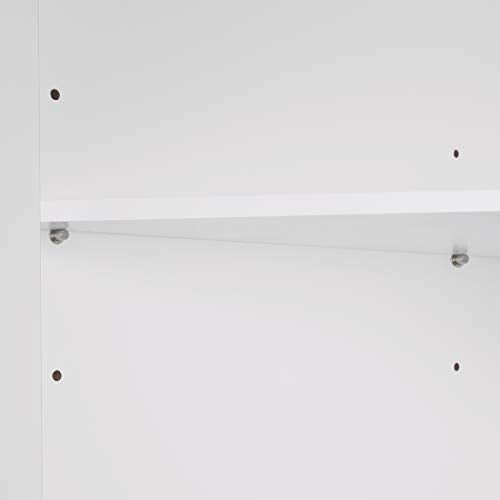 RiverRidge Ellsworth Collection Tall Corner Cabinet, White RiverRidge