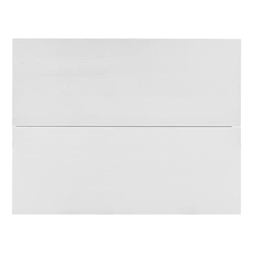 GDFStudio Marford 47" Extendable Dining Table, Modern Rectangular Kitchen Dinner Table for 4 with Drop Leaf, Wooden Dining Furniture for Kitchen Office Conference Room, Console Dining Table, White GDFStudio
