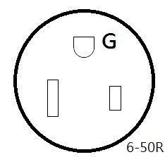 Parkworld Welder Extension Cord NEMA 6-50 Extension Cord, 6-50P to 6-50R STW 8AWG/3C for 40 Amp 250 Volt (75FT) Parkworld
