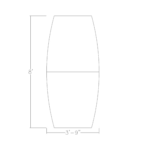 Harmony Series 8 Person Boat Shaped Conference Table with Power & Data | Brushed Silver Square Metal Base Modular Meeting Room Tables for Offices, Training Rooms, and Homes | Lakeland Salt – 8ft SKUTCHI DESIGNS INC.