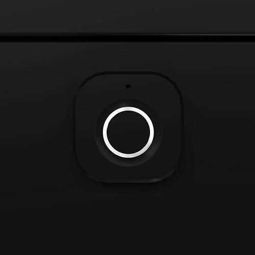 MyVoice End Table with Hidden Storage - Concealment Side Table with Fingerprint Lock, Steel Nightstand for Living Room, Bedroom, Quick-Access (Wood) MyVoice