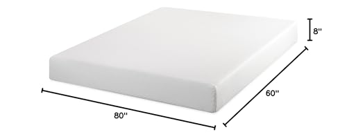 ZINUS 8 Inch Green Tea Cool Feel Memory Foam Mattress, Queen, Mattress in A Box with Compact WONDERBOX Packaging, CertiPUR-US Certified ZINUS