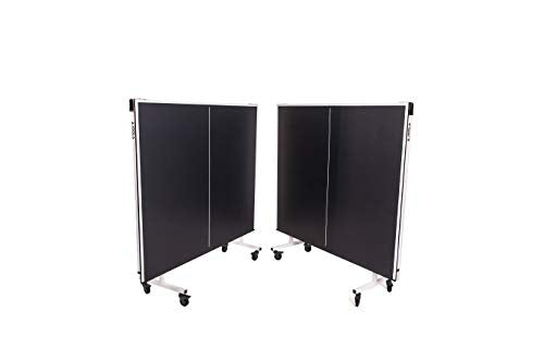 JOOLA Rally TL Professional MDF Indoor Ping Pong Table w/ Quick Clamp Table Tennis Net & Post Set - 10 Minute Easy Assembly - Corner Ball Holders - Tournament Quality - Includes Playback Mode JOOLA