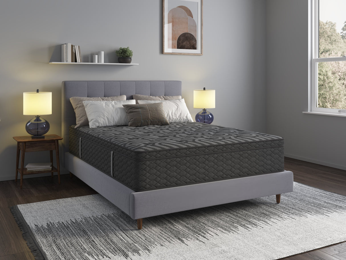 Restonic comfortcare 14” euro top hybrid mattress