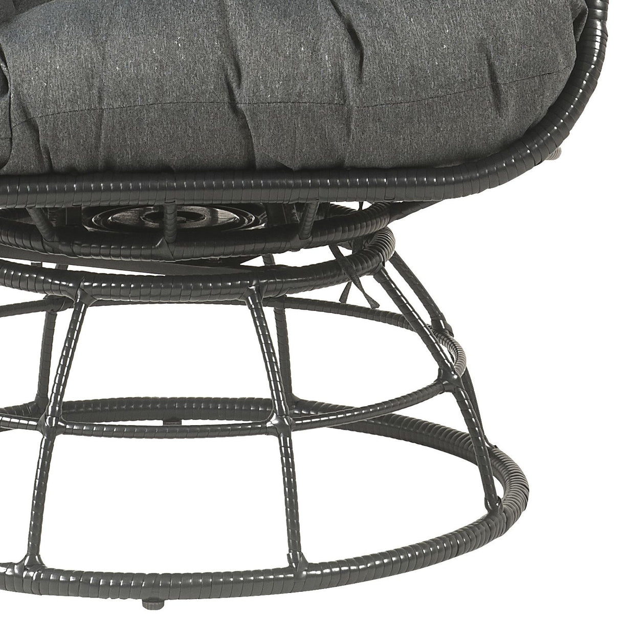 Hikre Clear Glass Patio Furniture Set