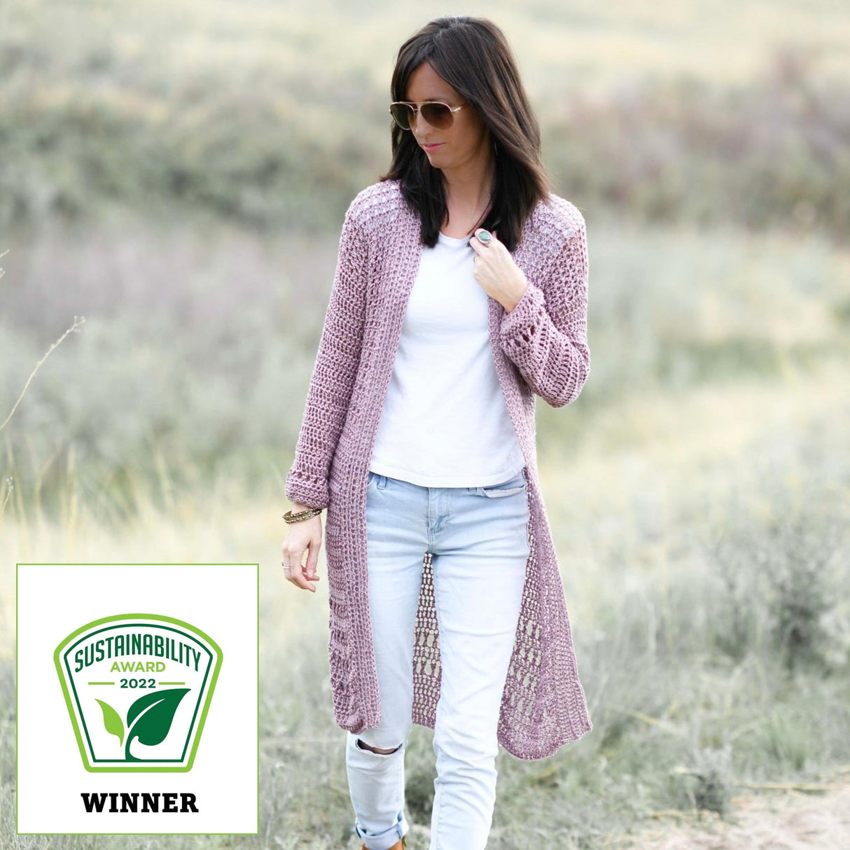 (3 Pack) Lion Brand Yarn Truboo Yarn, Mushroom Lion Brand Yarn