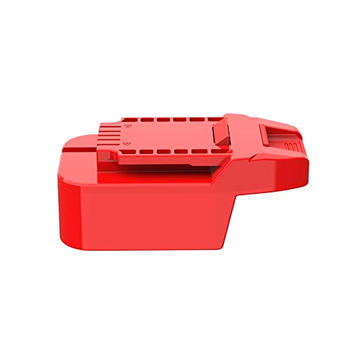 Adapter Fits Ba uer 20v Cordless Tools for Milwaukee M18 RED (NOT V18) Slider Lithium Batteries - Adapter Only LQ-18RY
