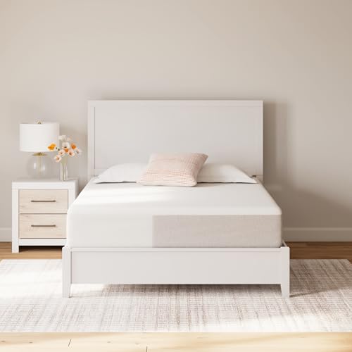 Signature Design by Ashley Queen Size Cool Max 12 Inch Medium Plush Cooling Gel Infused Memory Foam Mattress for Pressure Relief, Fiberglass Free, Mattress in A Box Signature Design by Ashley