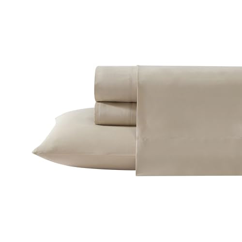 1888 Mills Twin Sheet Set – 3 Piece Bedding – Soft and Shrinkage Resistant Deep Pockets True Classic Microfiber Bed Sheet Set (Tan, Twin) 1888 Mills