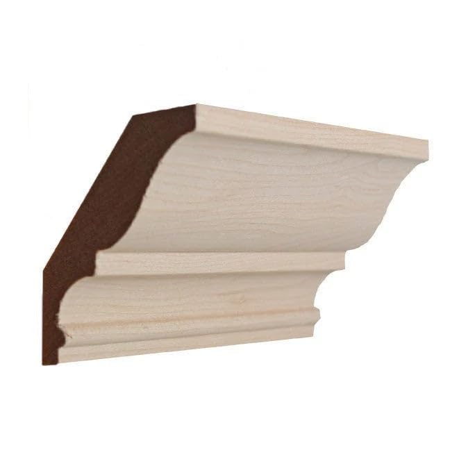 EWCR17 Crown Moulding Trim, 3/4" x 3-3/16", Maple, 94" Newmouldings