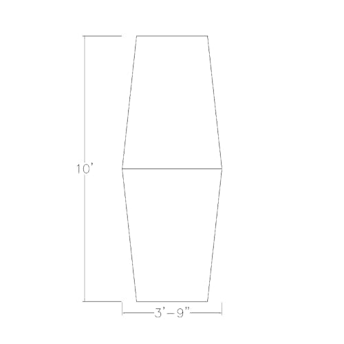 10 Person Hexagon Shaped Modular Conference Table with Power & Data | Matte Black Metal T-Bases | Scratch-Resistant | Harmony Series Meeting Tables for Offices | Natural Eucalyptus – 10 Ft SKUTCHI DESIGNS INC.