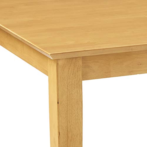 East West Furniture CAT-OAK-S Capri Kitchen Table - a Rectangle Dining Table Top with Sturdy Legs, 36x60 Inch, OAK East West Furniture