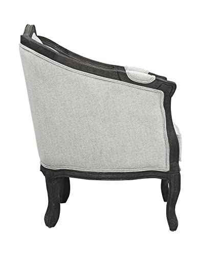 Acme Furniture Upholstered Loveseat with Button-Tufted Back, Gray and Dark Brown Acme