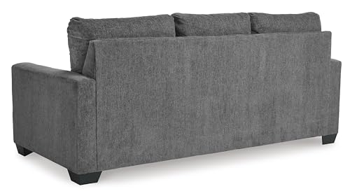 Signature Design by Ashley Rannis Casual 2-in-1 Sofa Sleeper with Folding Gel Memory Foam Mattress, Queen, Gray Signature Design by Ashley