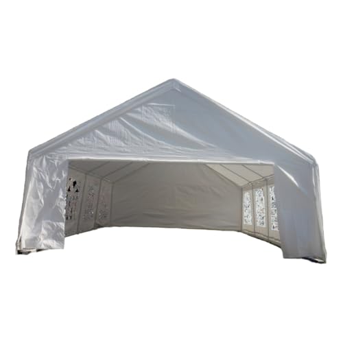 Large Heavy Duty Party Tent with Durable Steel Frame and Protection - Ideal for Weddings, Events, and Carports(20x30ft) BKNROIHB