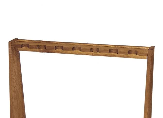 Evans Sports Seven-Gun Wooden Standing Floor Gun Display Rack Evans Sports