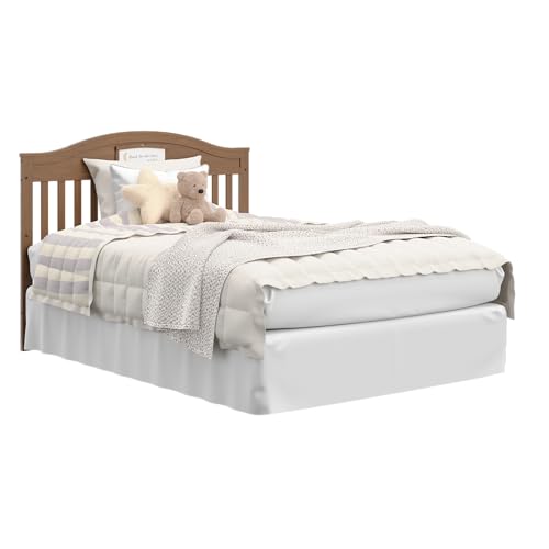 Graco Story 5-in-1 Convertible Crib with Drawer – GREENGUARD Gold Certified Wood Crib, Converts to Toddler Bed, Daybed, Full-Size Bed, Nursery Storage Drawer, Reversible Headboard (Hazelnut)