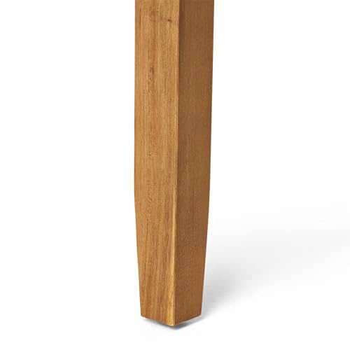 Christopher Knight Home Peyton Outdoor Acacia Wood Loveseat and Coffee Table Set with Water Resistant Cushions, Teak Finish / Beige Christopher Knight Home