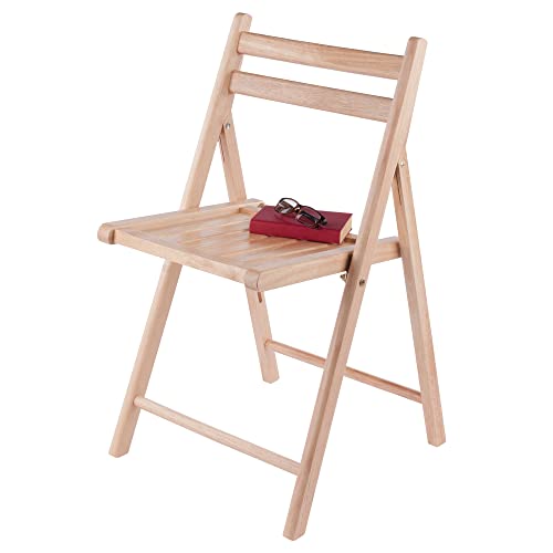 Robin 4-PC Folding Chair Set - Parent,Natural Finish, Set of 4, Wood Winsome