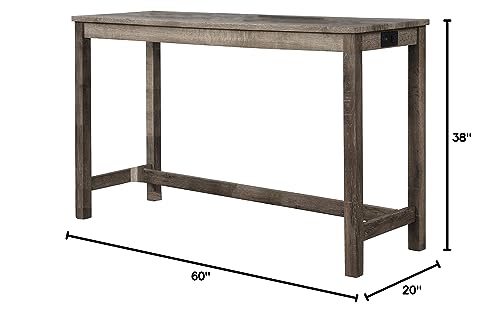 Cooper Antique Oak Rectangle Bar Table by Best Master Furniture Best Master Furniture