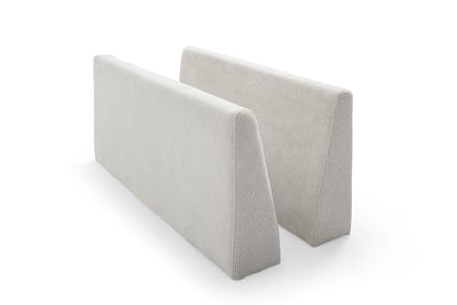 6 Seater Oversized Modular Sectional Sofa Couch, Down Filled U / L Shaped Free Combination Convertible Sofa&Couch with Movable Ottomans and Thicked Cushions for Living Room Apartment ,Linen Fabric Eafurn