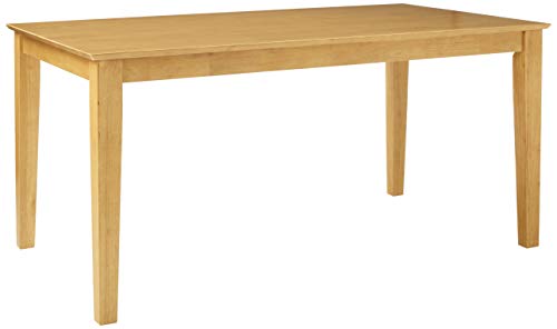 East West Furniture CAT-OAK-S Capri Kitchen Table - a Rectangle Dining Table Top with Sturdy Legs, 36x60 Inch, OAK East West Furniture