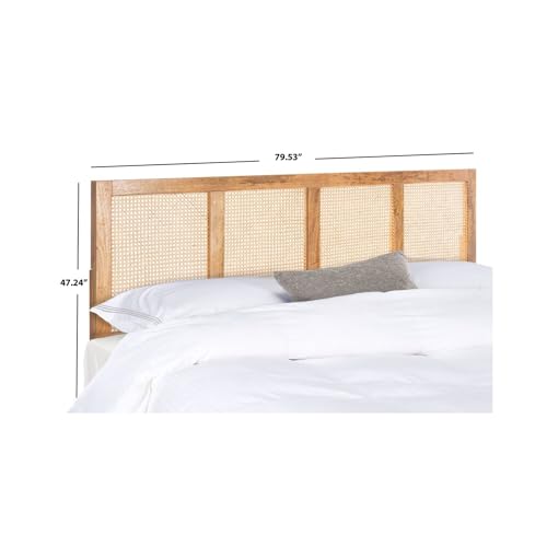 Safavieh Home Collection Vienna Natural Cane King Headboard Platform Safavieh
