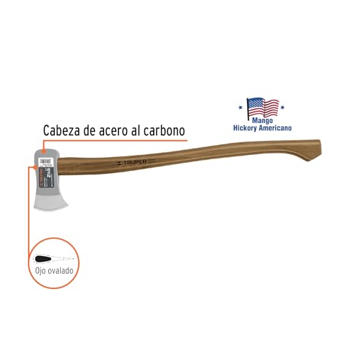 TRUPER HB-2-1/4M 2 1/4 lb Boy's Axe, 28" Hickory Handle Truper