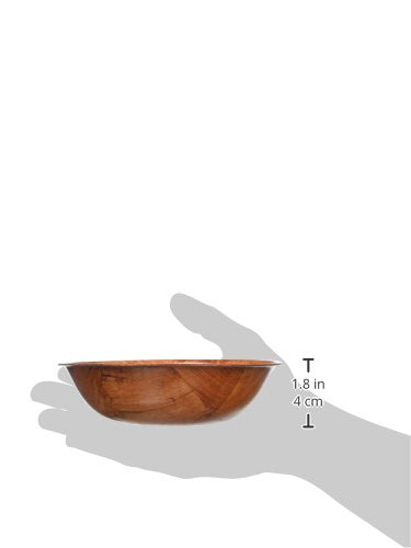 Winco WWB-6 Wooden Woven Salad Bowl, 6-Inch, Brown Winco