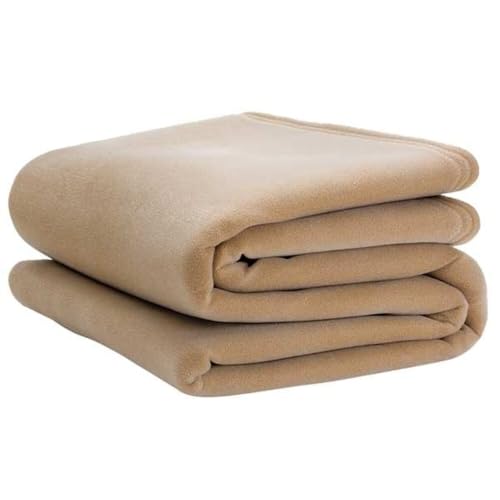 Vellux Classic Blanket, Twin, Tan, 4-Pack Vellux