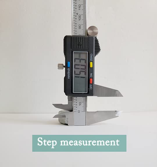 Digital Caliper,Electronic Digital Calipers, YKLSXKC 0-6" Calipers Measuring Tool, Stainless Steel Construction with Large LCD Screen, Auto-Off Feature for 3D Printing,Inch and Millimeter Conversion YKLSXKC