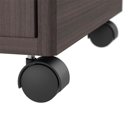 Bush Business Furniture Arrive 72W x 72D L Shaped Reception Desk with Shelf and Mobile File Cabinet in Storm Gray, Modern Receptionist Station for Office Waiting Room Bush Furniture