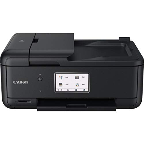 Canon TR8620 All-in-One Printer for Home Office | Copier |Scanner| Fax |Auto Document Feeder | Photo and Document Printing | Airprint (R) and Android Printing, Black Canon