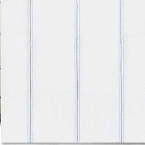 Nautica - Full Size Sheet Sets, Cotton Percale Preppy Bedding, Crisp & Cool, Lightweight & Breathable (Skippers Island Light Blue, Full) Nautica