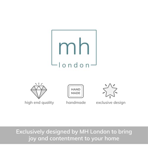 MH London Bar Stool -Perrin Backless Bar Stool. Exclusively Designed Hand Crafted Barstools Solid Wood Modern Bar Height Stools-Contemporary Design Backless Wooden Saddle Bar Stool for Kitchen Counter MH London