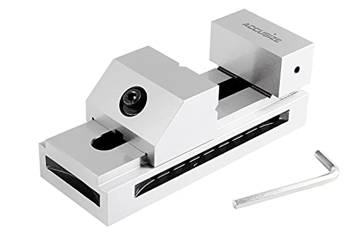 Accusize Industrial Tools 3'' Precision Screwless Vise, Hardened, 0.0002'', 0235-0303 Accusize Industrial Tools