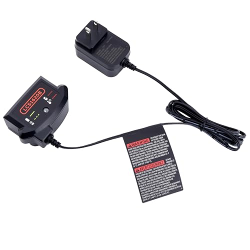 Elefly LCS1620B 20V Lithium Battery Charger Compatible with Black & Decker 20V Lithium Battery LBXR20 LB2X4020 LBXR2020-OPE LBXR2020APB LB2X3020-OPE LB2X4020-OPE ELEFLY