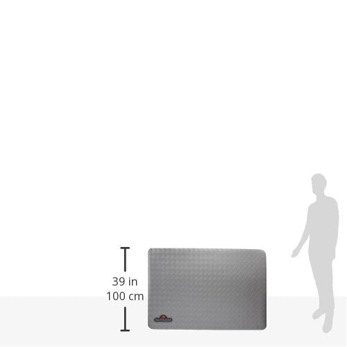 Napoleon BBQ Grill Mat - BBQ Grill Accessory, Safety Product, Non-Slip, Diamond Plate Pattern, Grey, Stylish, Protect your Decking, Fits BBQ Grills Prestige PRO 500 Size and Smaller Napoleon