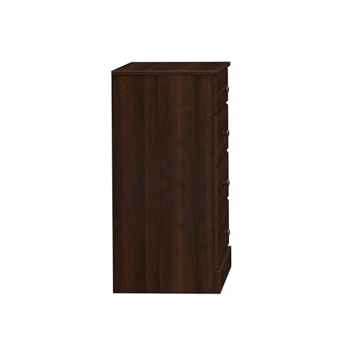 Prepac Astrid Simplistic 4-Drawer Dresser for Bedroom, Functional Bedroom Dresser Chest of Drawers 18.25" D x 30" W x 34" H, Espresso, EDBR-0401-1 Prepac