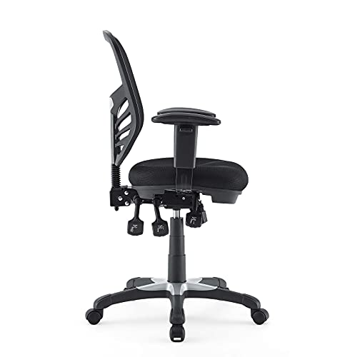 Modway EEI-757-BLK Articulate Ergonomic Mesh Office Chair in Black Modway