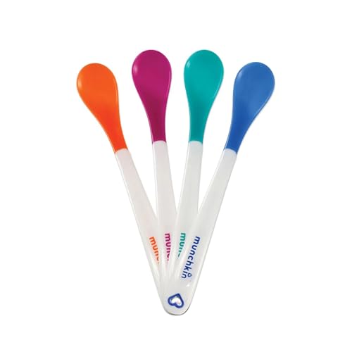 Munchkin® White Hot® Safety Baby Spoons, BPA Free, 4 Pack, Polypropylene Munchkin