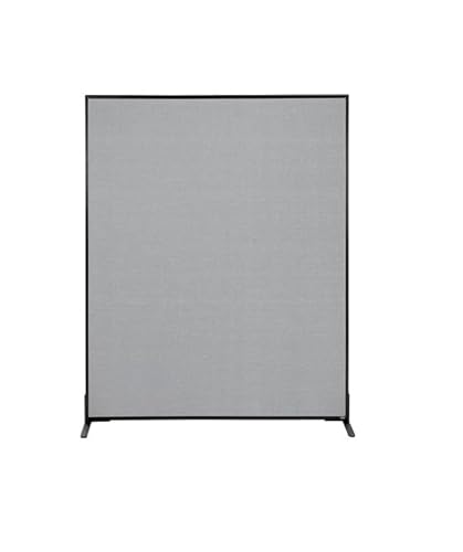 Global Industrial Office Partition Panel, 36.25 Inch Width x 42 Inch Height, Gray, Freestanding, Build Your Own Office Layout Global Industrial