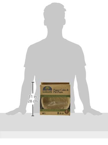 If You Care FSC Certified Paper Cake and Pie Baking Pans, 4-Count If You Care