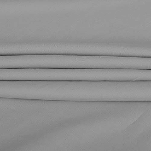 NHNHN Fitted Sheet-Deep Pockets-Soft Microfiber-Easy Care-Shrinkage and Fade Resistant-Fitted Sheets Queen Size for Girl Woman Teens Kids-Only 1 Fitted Sheet (Queen,Light Grey) NHNHN