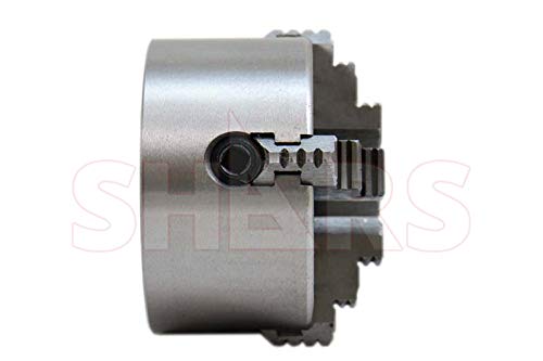 Shars 4 Inch 4 Jaw Independent Lathe Chuck Solid Hard Jaws 202-5419 L[ Shars