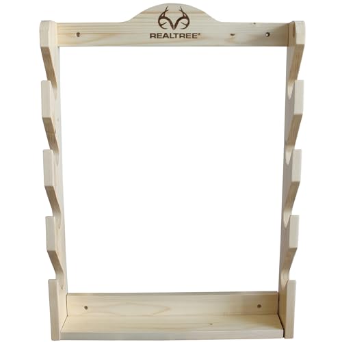 Rush Creek Creations Real tree 4 Gun Wall Rack with Hidden Hardware - Handcrafted - Durable Rush Creek Creations